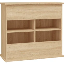 vidaXL Aquariumstandaard Sonoma Eiken 81x36x73 cm Bewerkt Hout