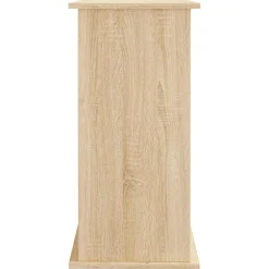 vidaXL Aquariumstandaard Sonoma Eiken 81x36x73 cm Bewerkt Hout