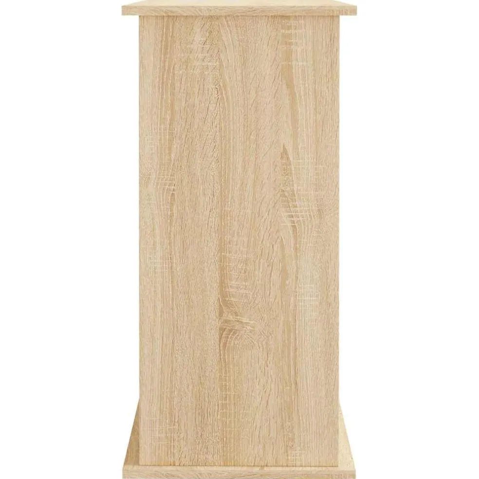 vidaXL Aquariumstandaard Sonoma Eiken 81x36x73 cm Bewerkt Hout