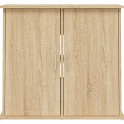 vidaXL Aquariumstandaard Sonoma Eiken 81x36x73 cm Bewerkt Hout