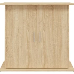 vidaXL Aquariumstandaard Sonoma Eiken 81x36x73 cm Bewerkt Hout