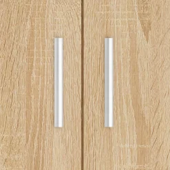 vidaXL Aquariumstandaard Sonoma Eiken 81x36x73 cm Bewerkt Hout