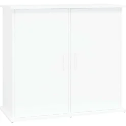 vidaXL Aquariumstandaard 81x36x73 cm bewerkt hout wit
