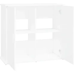 vidaXL Aquariumstandaard 81x36x73 cm bewerkt hout wit