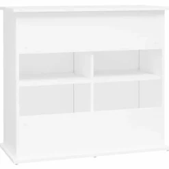 vidaXL Aquariumstandaard 81x36x73 cm bewerkt hout wit