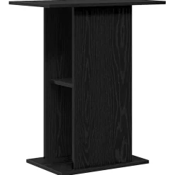 vidaXL Aquariumstandaard 60,5x36x72,5 cm spaanplaat zwart eikenkleurig