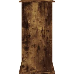 vidaXL Aquariumstandaard 81x36x73 cm bewerkt hout gerookt eikenkleurig