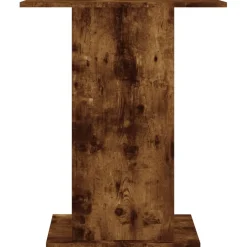 vidaXL Aquariumstandaard 60,5x36x72,5 cm bewerkt hout gerookt eiken
