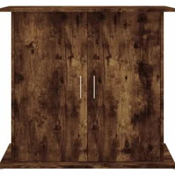 vidaXL Aquariumstandaard 81x36x73 cm bewerkt hout gerookt eikenkleurig