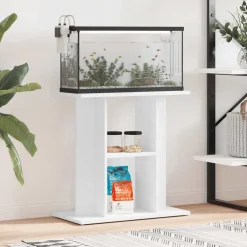 vidaXL Aquariumstandaard 60x30x60 cm bewerkt hout wit