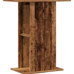 vidaXL Aquariumstandaard 36x60,5x72,5 cm bewerkt hout oud houtkleurig