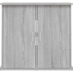 vidaXL Aquariumstandaard 81x36x73 cm bewerkt hout grijs sonoma eiken