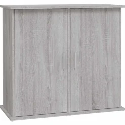 vidaXL Aquariumstandaard 81x36x73 cm bewerkt hout grijs sonoma eiken