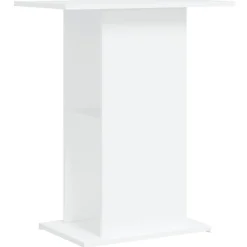 vidaXL Aquariumstandaard 60,5x36x72,5 cm bewerkt hout wit