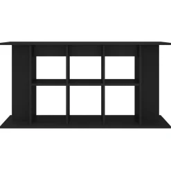 vidaXL Aquariumstandaard 120x40x60 cm bewerkt hout zwart