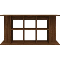 vidaXL Aquariumstandaard 120x40x60 cm bewerkt hout bruin eikenkleur