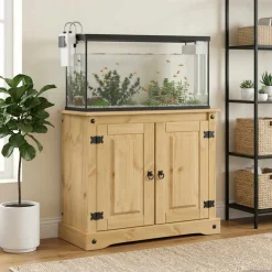 vidaXL Aquarium Stand CORONA Bruin 81,5 x 37 x 73 cm 250 kg