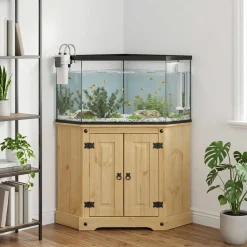 vidaXL Aquarium Stand CORONA Bruin 70 x 70 x 73 cm 300 kg