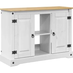vidaXL Aquarium Stand CORONA Wit en Bruin 101,5 x 37 x 73 cm 300 kg