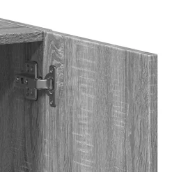 vidaXL Archiefkast 60x32x77,5 cm bewerkt hout grijs sonoma eiken