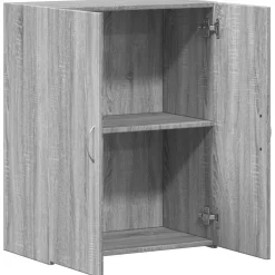 vidaXL Archiefkast 60x32x77,5 cm bewerkt hout grijs sonoma eiken
