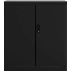 vidaXL Archiefkast 79x40x90 cm staal zwart