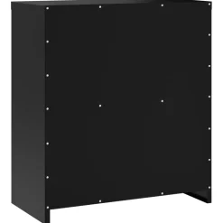 vidaXL Archiefkast 79x40x90 cm staal zwart