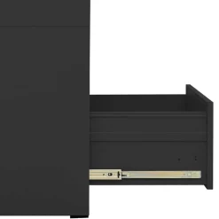 vidaXL Archiefkast 46x62x72,5 cm staal antracietkleurig