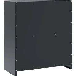 vidaXL Archiefkast 79x40x90 cm staal antracietkleurig