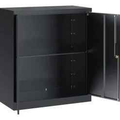 vidaXL Archiefkast 79x40x90 cm staal antracietkleurig