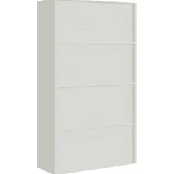 vidaXL Archiefkast 105x40x180 cm staal lichtgrijs