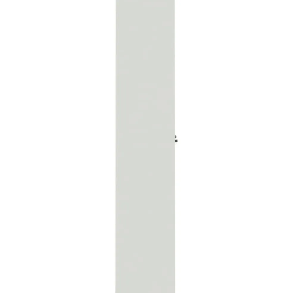 vidaXL Archiefkast 105x40x180 cm staal lichtgrijs