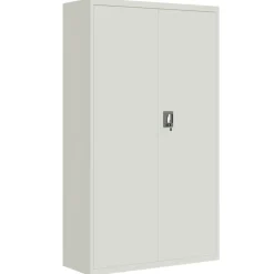 vidaXL Archiefkast 105x40x180 cm staal lichtgrijs
