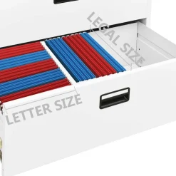 vidaXL Archiefkast 90x46x72,5 cm staal wit