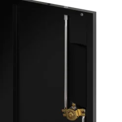 vidaXL Archiefkast 90x40x40 cm staal zwart