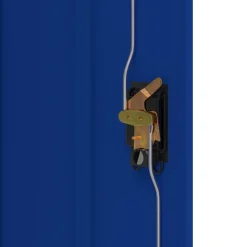 vidaXL Archiefkast 90x40x70 cm staal lichtgrijs en blauw