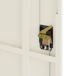 vidaXL Archiefkast 105x40x180 cm staal wit