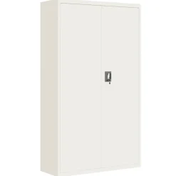 vidaXL Archiefkast 105x40x180 cm staal wit