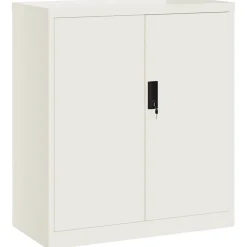 vidaXL Archiefkast 79x40x90 cm staal wit
