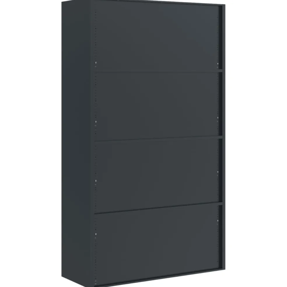 vidaXL Archiefkast 105x40x180 cm staal antracietkleurig