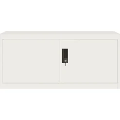 vidaXL Archiefkast 90x40x40 cm staal wit