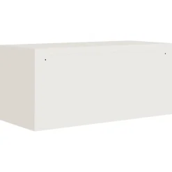 vidaXL Archiefkast 90x40x40 cm staal wit