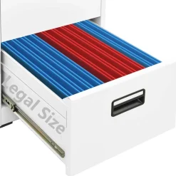 vidaXL Archiefkast 46x62x72,5 cm staal lichtgrijs