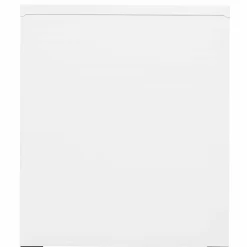 vidaXL Archiefkast 46x62x72,5 cm staal wit