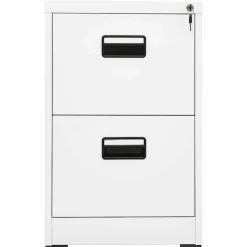 vidaXL Archiefkast 46x62x72,5 cm staal wit