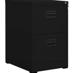 vidaXL Archiefkast 46x62x72,5 cm staal zwart