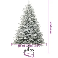 vidaXL Artificial Pre-lit Kerstboom met Ballenset Groen 150 cm