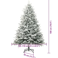 vidaXL Artificial Pre-lit Kerstboom met Ballenset Groen 150 cm