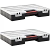 vidaXL Assortimentsdozen 2 st met verdelers 460x325x80 mm kunststof