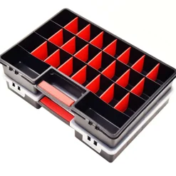 vidaXL Assortimentsdozen 2 st met verdelers 460x325x80 mm kunststof